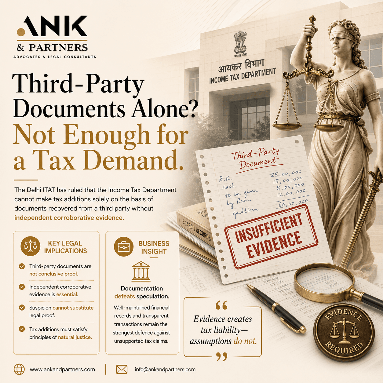 Third-Party Documents Alone? Not Enough for a Tax Demand.